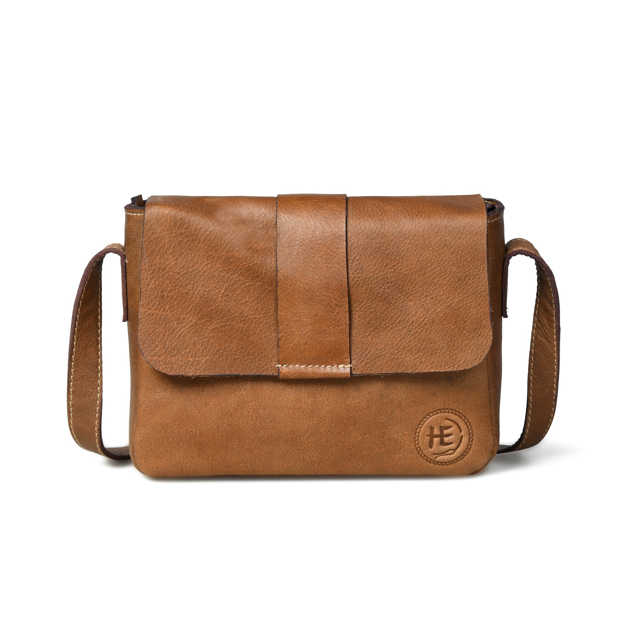 The Heritage Leather Satchel - Tan Colour